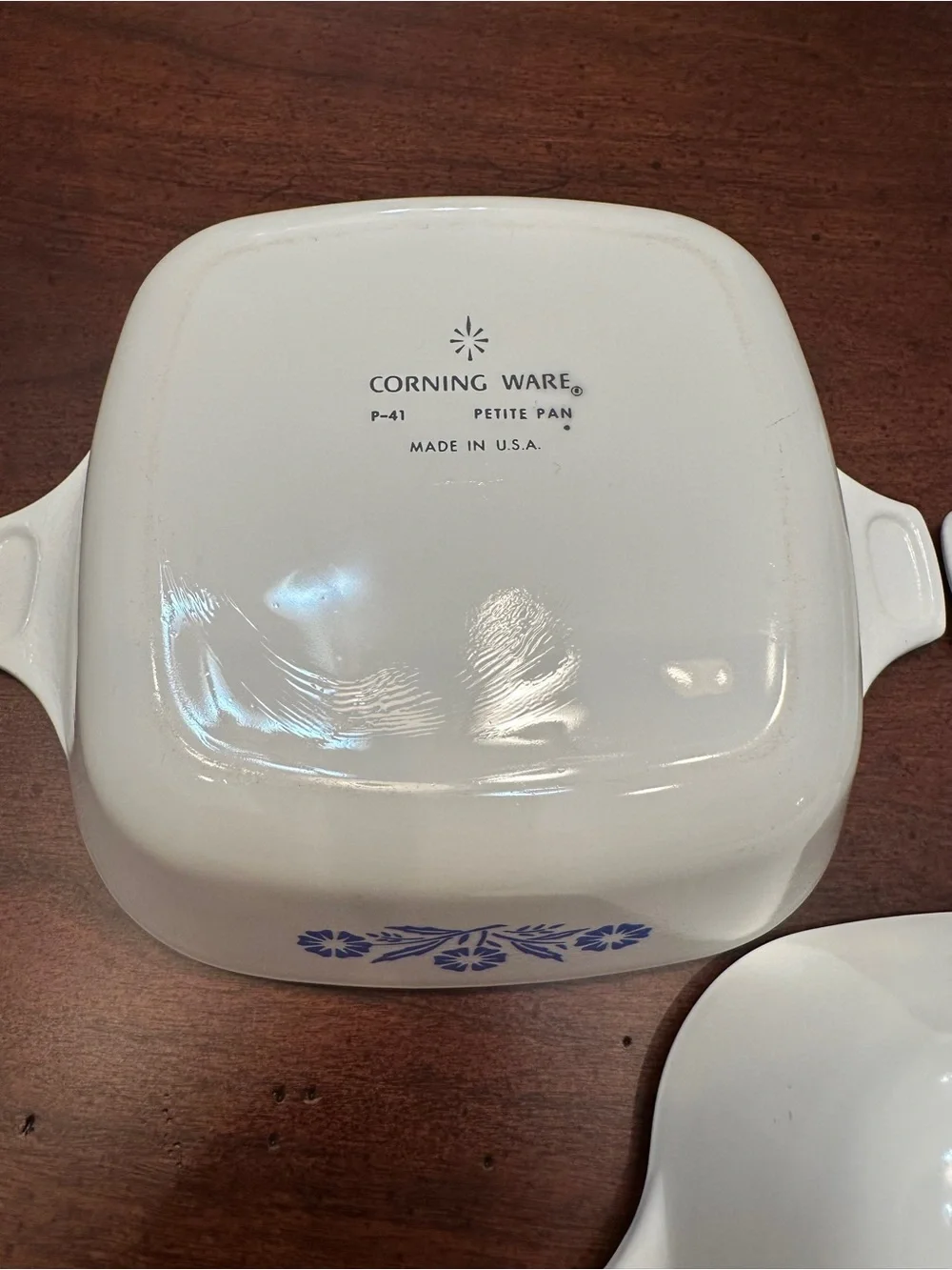 Set of 3 Corningware Blue Cornflower P-41 Petite Pans